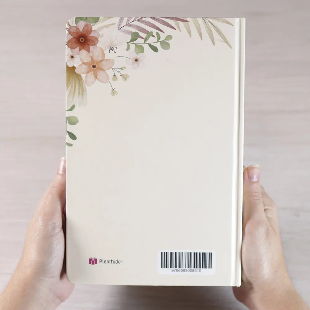 Bíblia Floral Rosê | NVI | Letra Grande | Capa Dura
