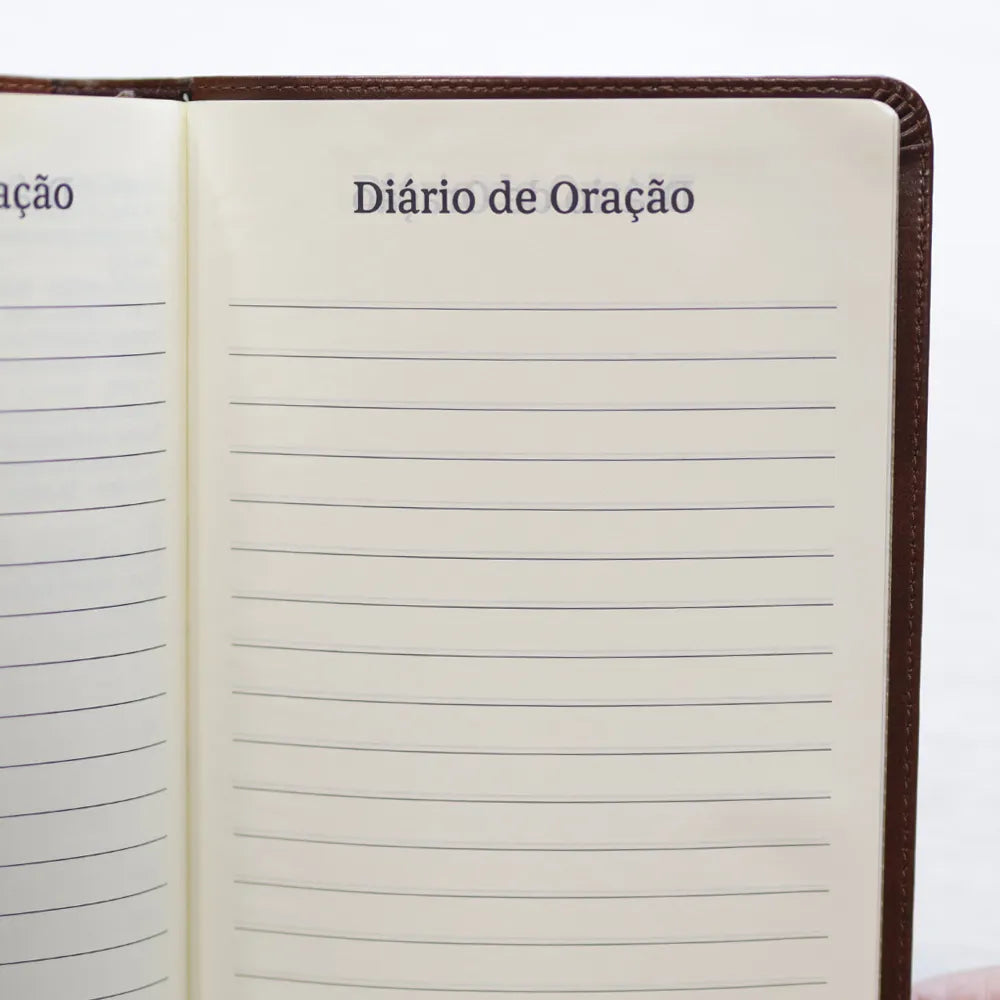 Bíblia Sagrada | ACF | Letra Grande | Couro Soft Marrom