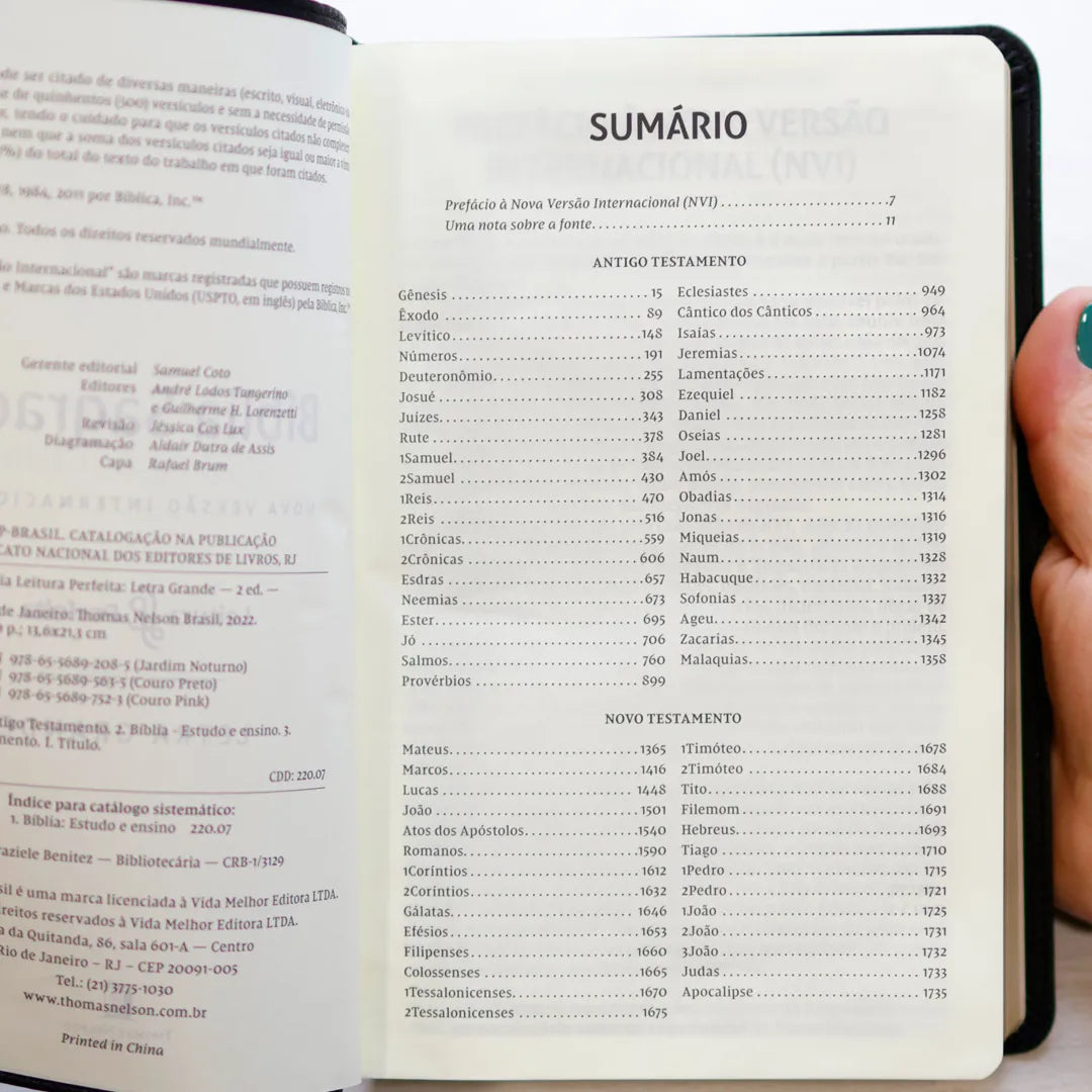 Bíblia Sagrada | NVI | Leitura Perfeita | Capa Luxo Preta