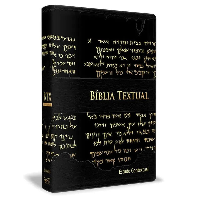 Bíblia de Estudo Textual | Letra Gigante | Capa Preta Luxo