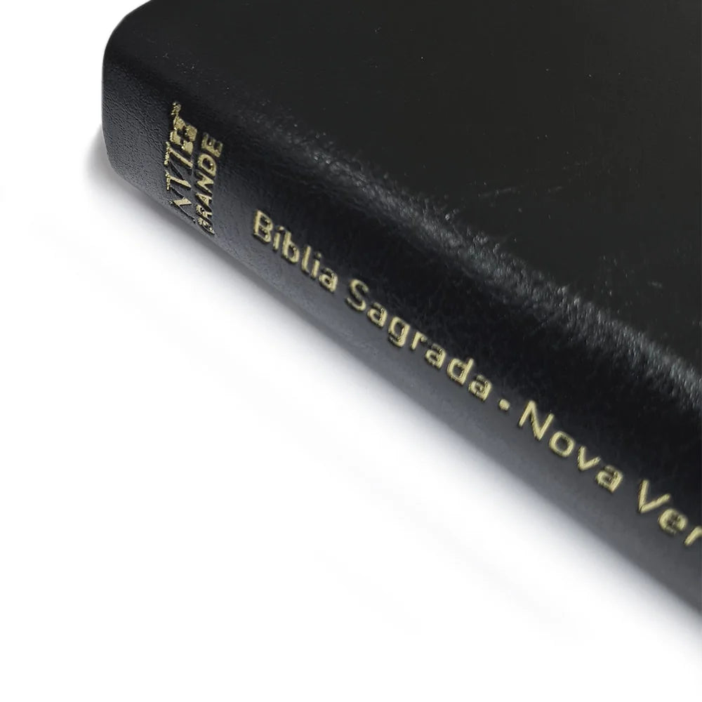 Bíblia Sagrada | NVI | Letra Grande | Capa Preta Luxo