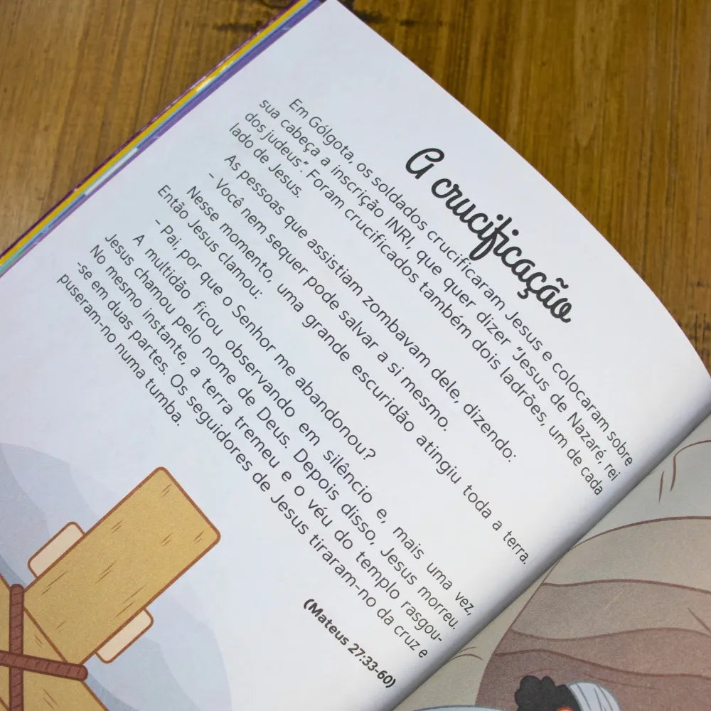 3 Palavrinhas Bíblia para Crianças Crucificação