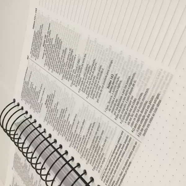 Bíblia Anote Espiral Floral | NVI | Com Espaço Para Anotações