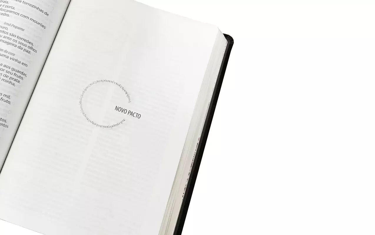 Bíblia de Estudo Textual | Letra Gigante | Capa Preta Luxo