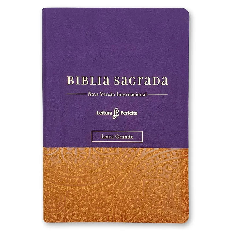 Bíblia Sagrada NVI – Leitura Perfeita | Letra Grande | c/ Espaço para Anotações | Roxa