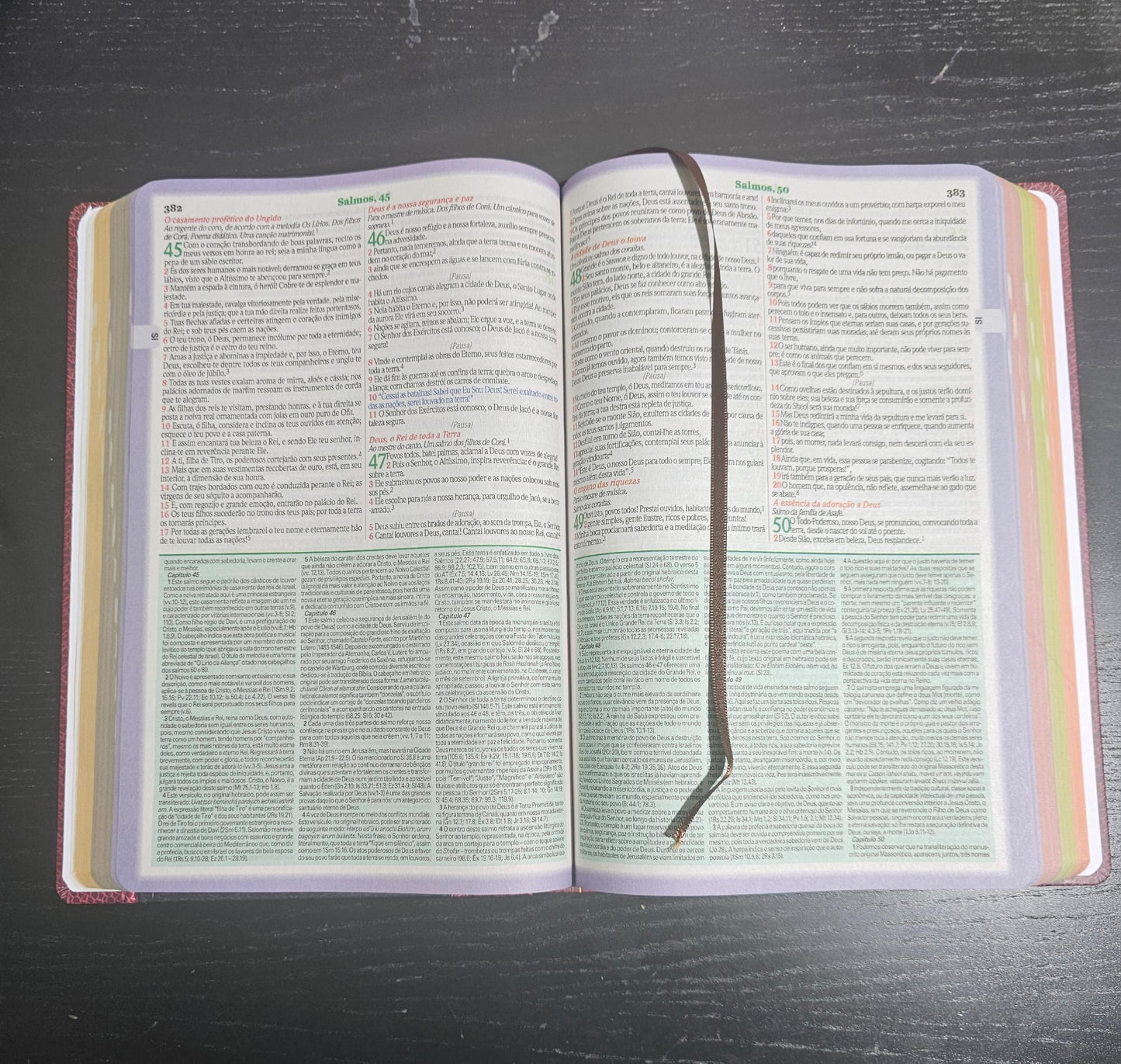 Bíblia de Estudo King James Atualizada Full Collor Capa Dura Fitilho