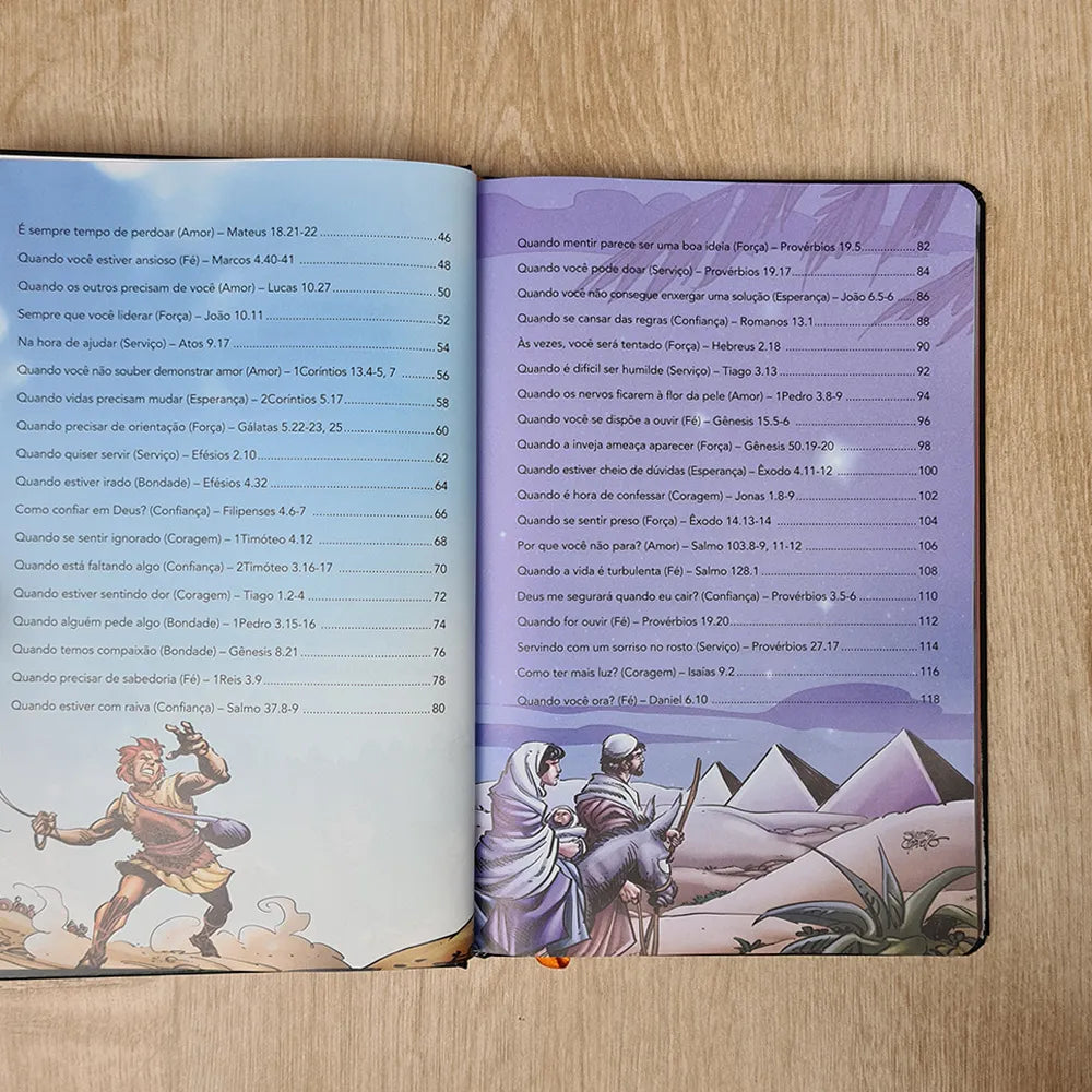 biblia em ação para todas as horas indice