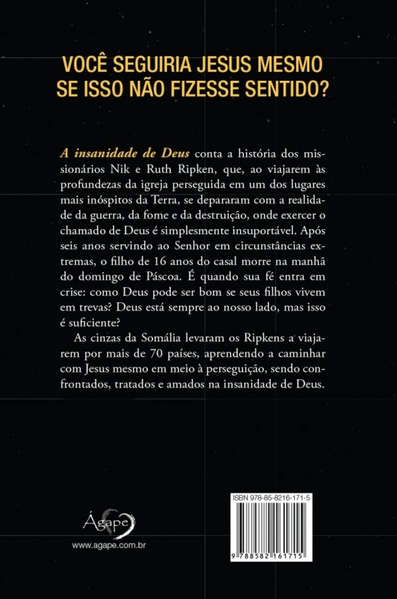 livro A Insanidade de Deus Nik Ripken Greeg Lewis Verso