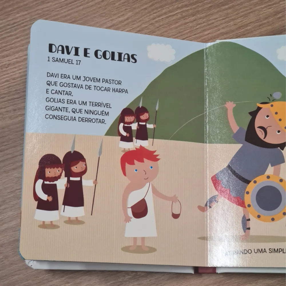 Minha Primeira Bíblia para Meninas Capa almofadada Ciranda Cultural Davi
