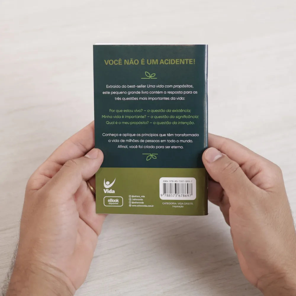 Você Não Está Aqui Por Acaso Rick Warren Verso