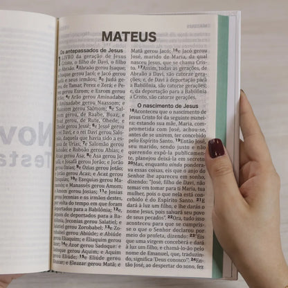 Bíblia Sagrada King James Letra Extra Grande Capa Dura Modelo Vida Mateus