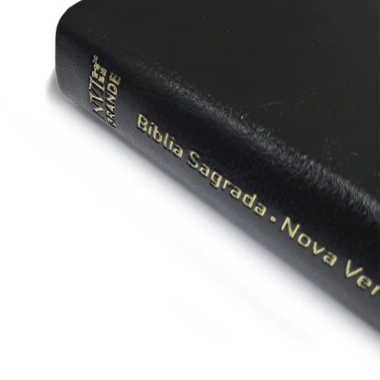 Bíblia Sagrada | NVI | Letra Grande | Capa Preta Luxo