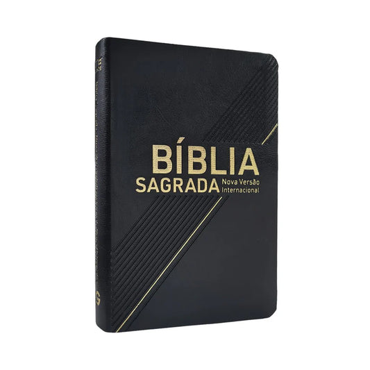 Bíblia Sagrada | NVI | Letra Grande | Capa Preta Luxo