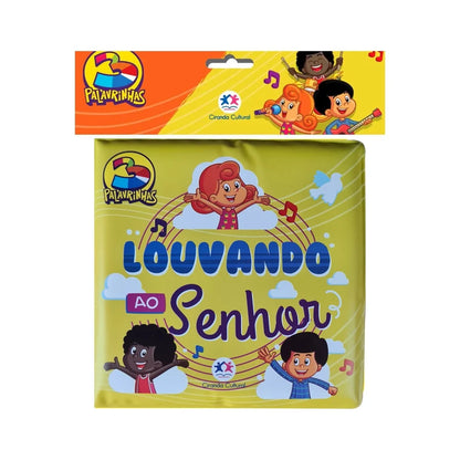 3 palavrinhas | Louvando ao Senhor | Livro de banho