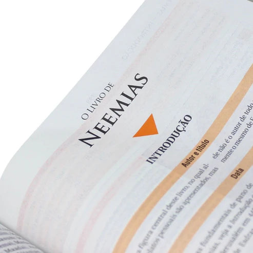 Bíblia de Estudo NAA | NAA | Letra Normal | Capa Flexível Linho