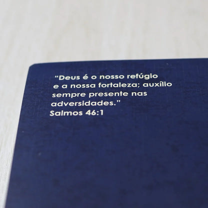 Bíblia Sagrada Lettering | NVI | Capa Brochura Azul