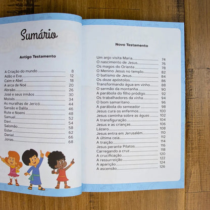 3 Palavrinhas Bíblia para Crianças Sumário