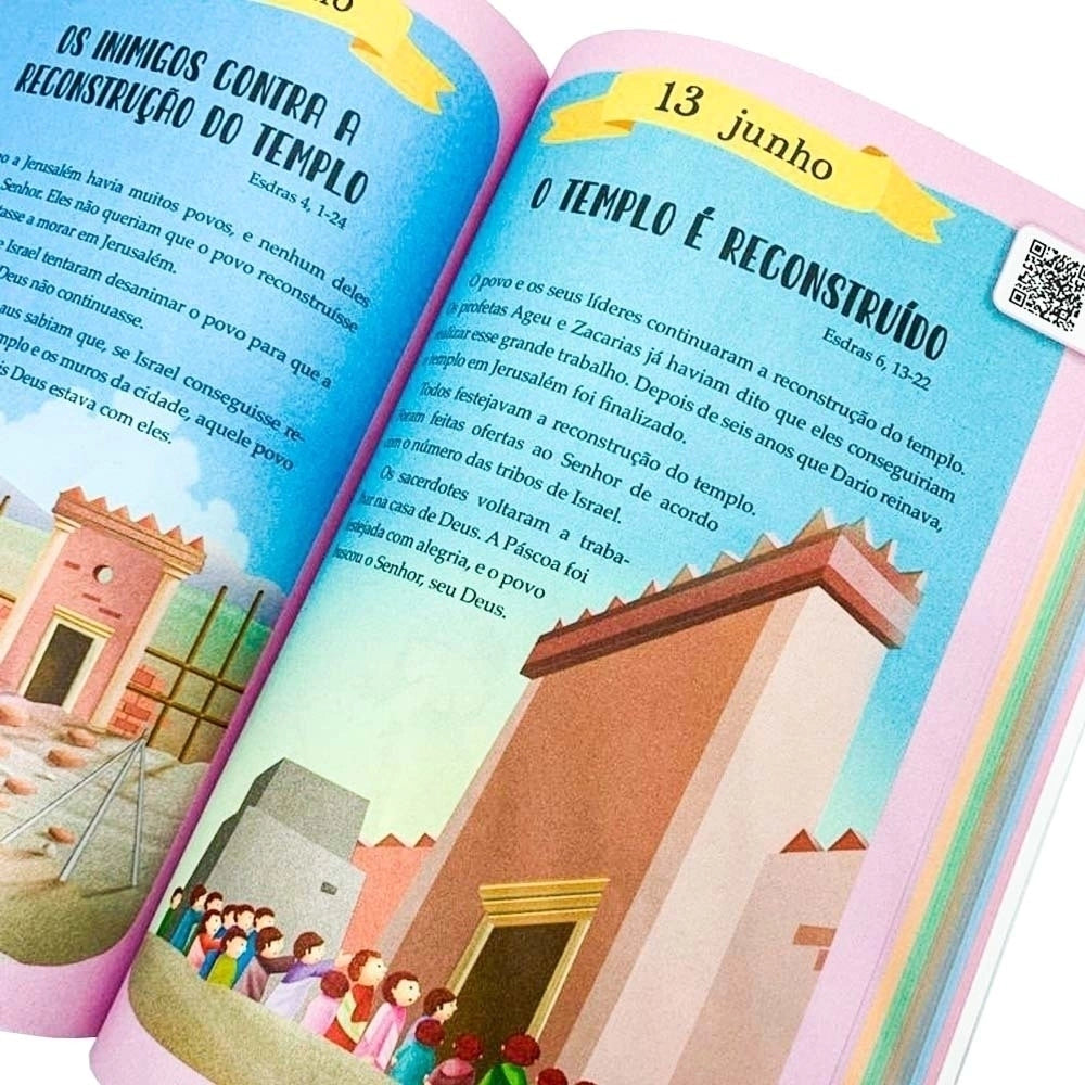 365 Histórias Bíblicas Narradas com Carinho Junho