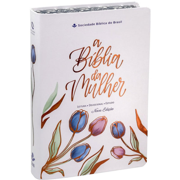 A Bíblia da Mulher NAA Capa Luxo Branca