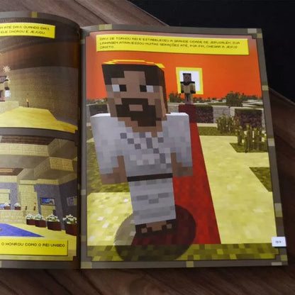 A Bíblia Para Minecrafters Garrett Rominies e Christopher Miko Detalhe