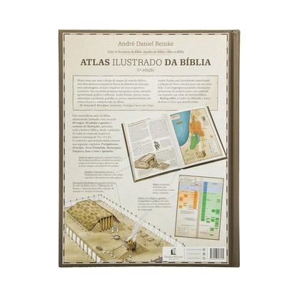 Atlas ilustrado da bíblia contra capa