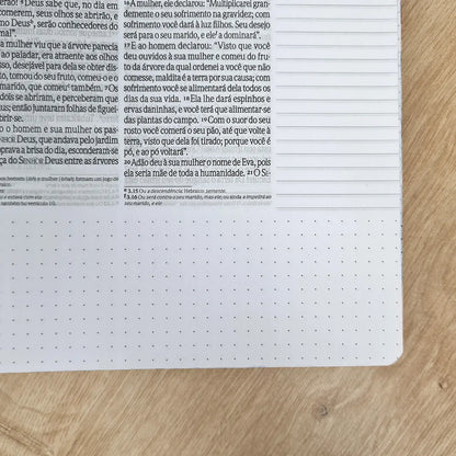 Bíblia Anote Espiral Pluma leve NVI Letra Grande Com Espaço Para Anotações letra
