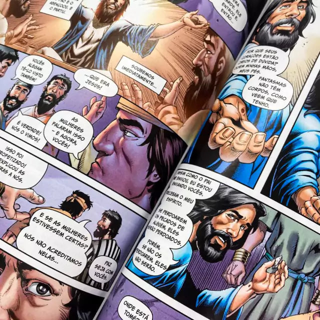 Bíblia Comics A História da Redenção Do Edem à Eternidade Capa Dura Jesus
