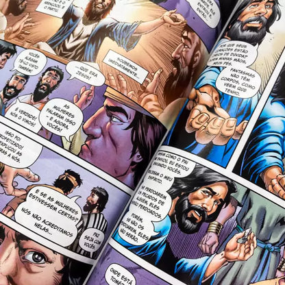 Bíblia Comics A História da Redenção Do Edem à Eternidade Capa Dura Jesus