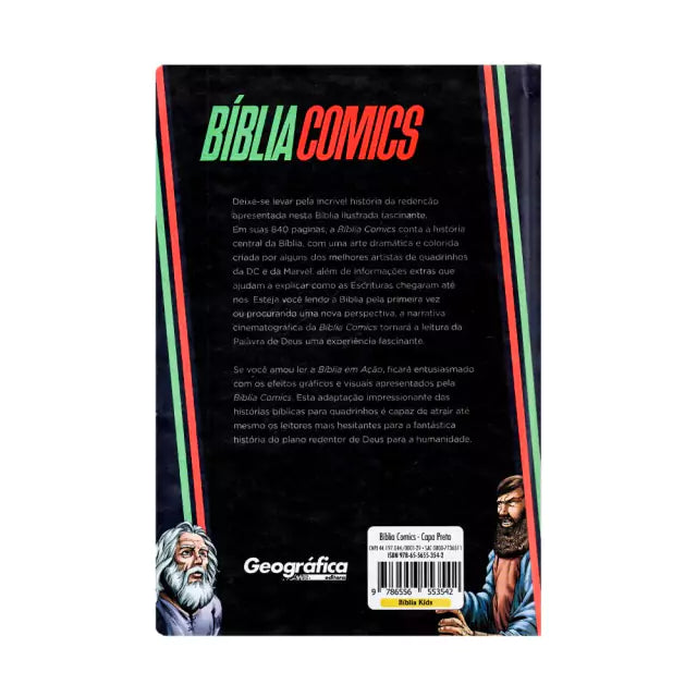 Bíblia Comics A História da Redenção Do Edem à Eternidade Capa Dura Verso