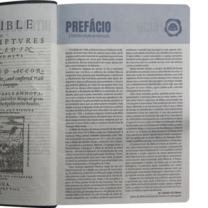 Bíblia de Estudo de Genebra Letra Grande ARA Capa Luxo Preta
Prefácio