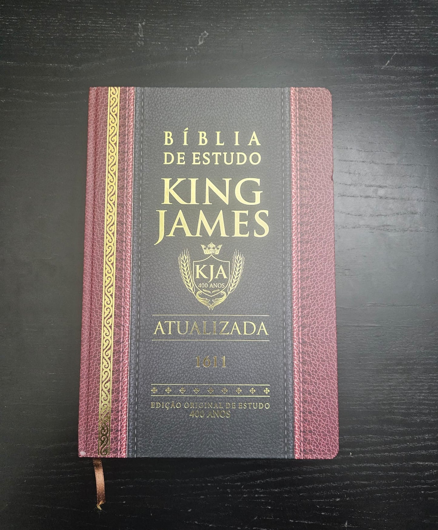 Bíblia de Estudo King James Atualizada  Full Collor  Capa Dura