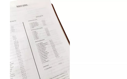 Bíblia de Estudo Textual Letra Gigante Capa Preta Luxo Índice