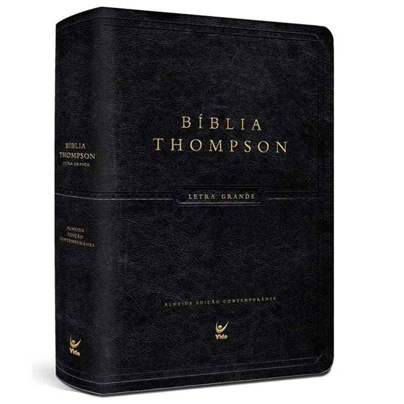 biblia de estudo thompson letra grande preta luxo