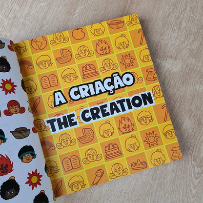 Bíblia Ilustrada 3 Palavrinhas Bilíngue Edição Luxo Capa Dura Criação