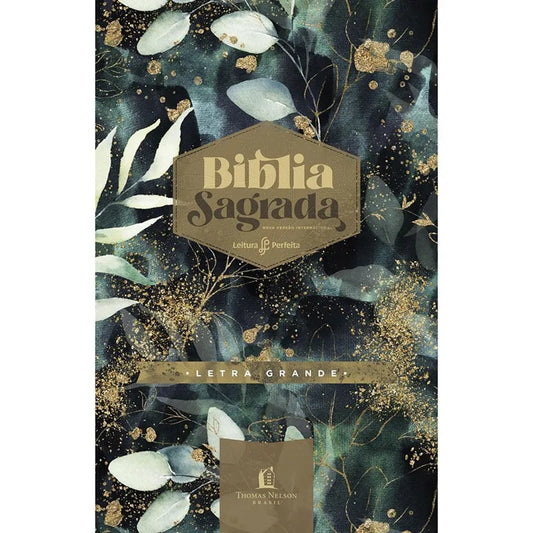 Bíblia Jardim Noturno Leitura Perfeita NVI  Letra Grande  Capa Dura