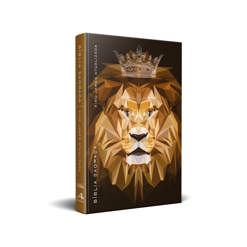 Bíblia King James Atualizada Rei dos reis Geométrico KJA Capa Dura