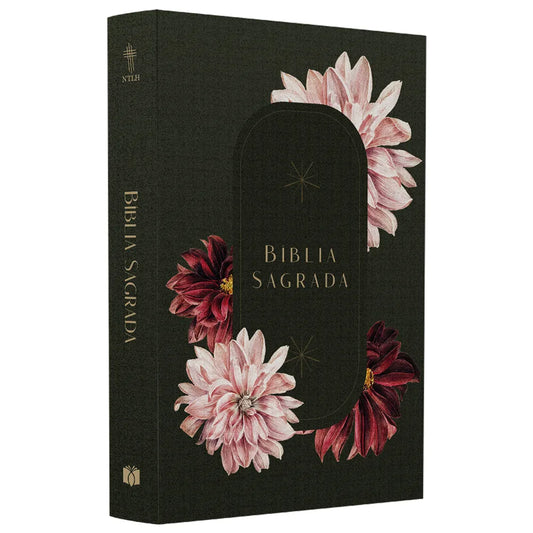 Bíblia Sagrada Crisântemo NAA Letra Normal Capa Dura