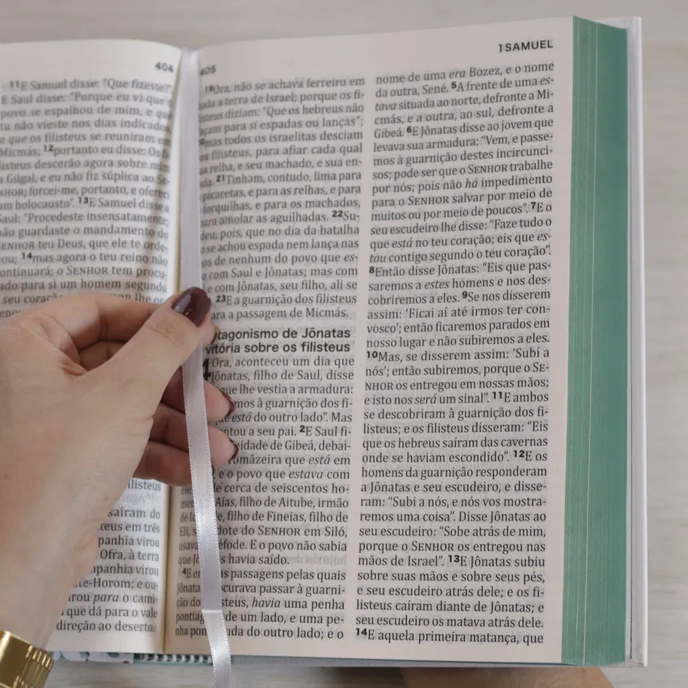 Bíblia Sagrada King James Letra Extra Grande Capa Dura Modelo Vida fitilho
