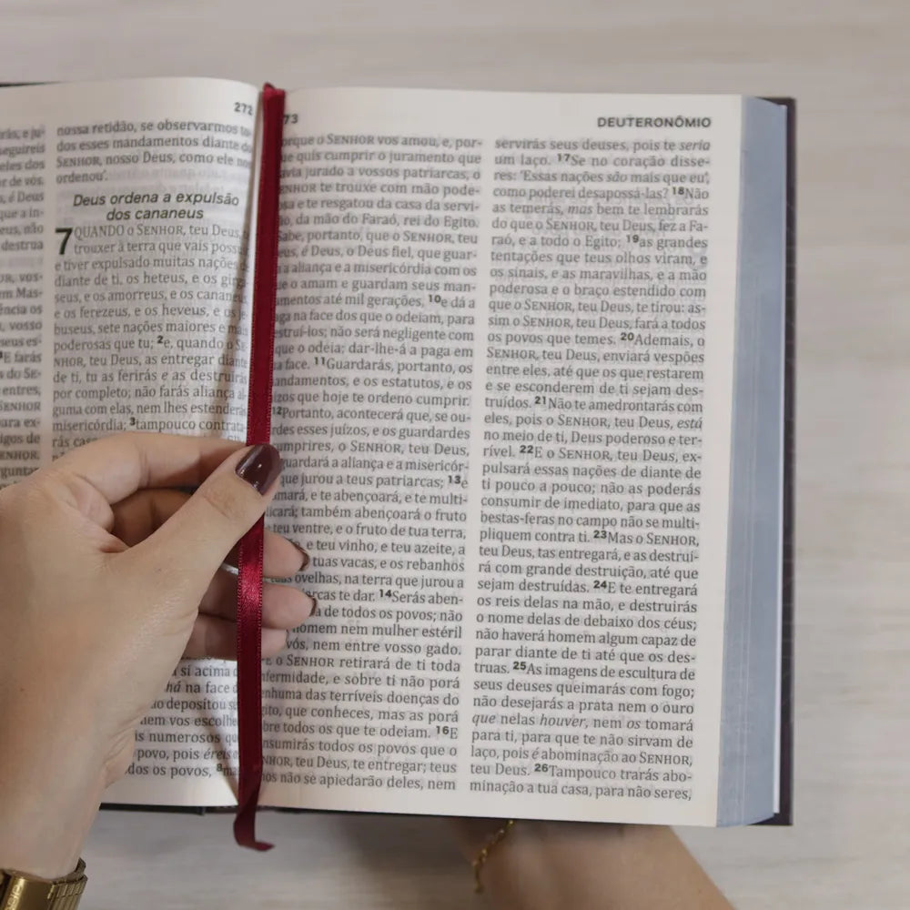 Bíblia Sagrada King James Letra Extra Grande Capa Dura Verdade Fitilho