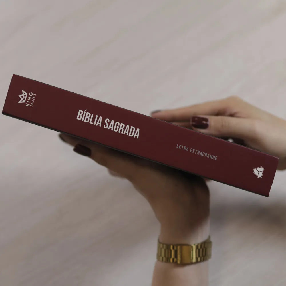 Bíblia Sagrada King James Letra Extra Grande Capa Dura Verdade Lombada