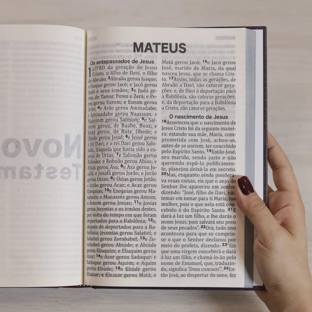Bíblia Sagrada King James Letra Extra Grande Capa Dura Verdade Mateus