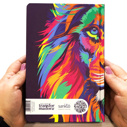 Bíblia Sagrada Lion Colors NVT Letra Grande Capa Dura verso