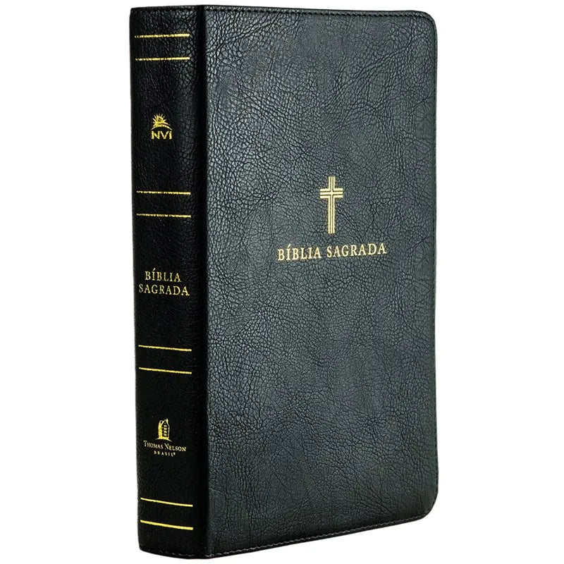 Bíblia Sagrada NVI Leitura Perfeita Capa Luxo Preta