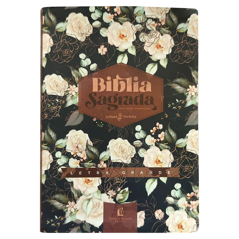 Bíblia Sagrada NVI Leitura Perfeita Letra Grande Espaço para Anotações Rosas