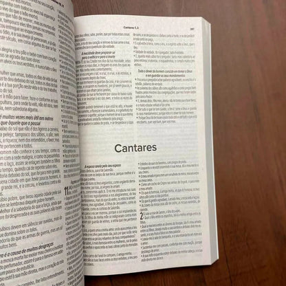 Bíblia Sagrada Salvos Pela Graça ARC Letra Normal Capa Brochura Cantares