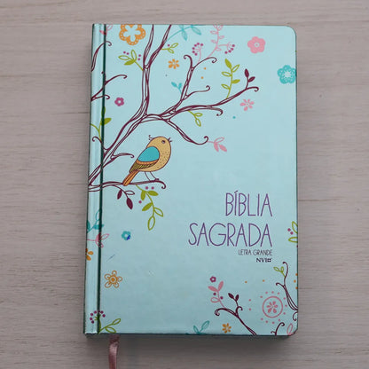 Bíblia Um Tempo Especial com Deus NVI Letra Grande Capa Dura Pássaros