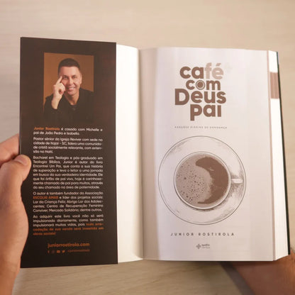 Café com Deus Pai Porções Diárias de Esperança Junior Rostirola autor