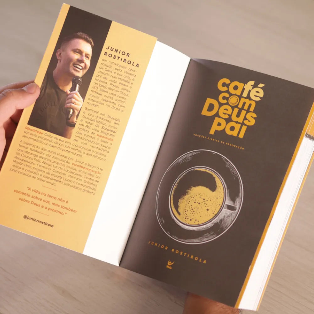 Café Com Deus Pai Porções diárias de Renovação Junior Rostirola Autor