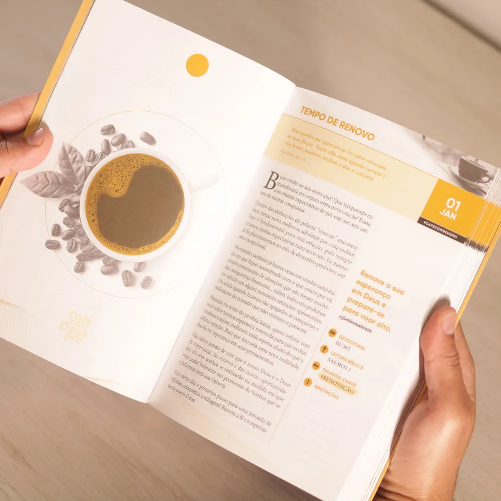 Café Com Deus Pai Porções diárias de Renovação Junior Rostirola Renovo