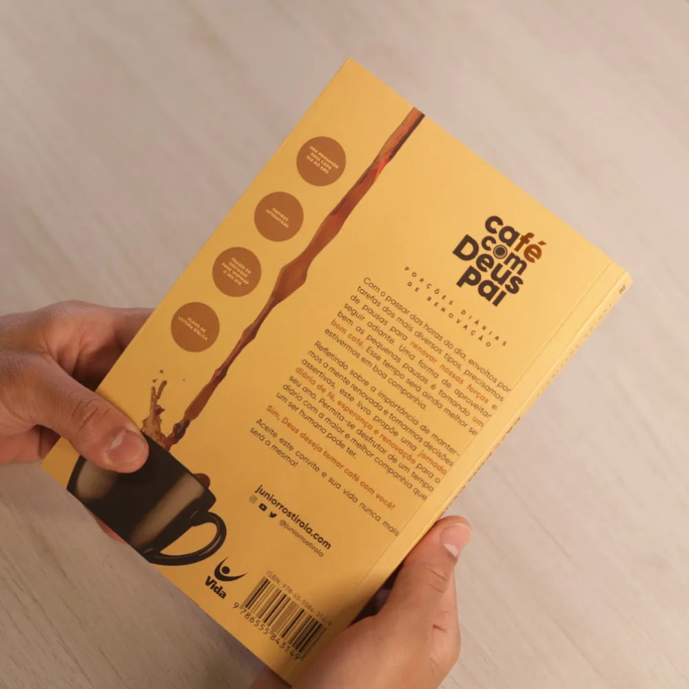 Café Com Deus Pai Porções diárias de Renovação Junior Rostirola Verso